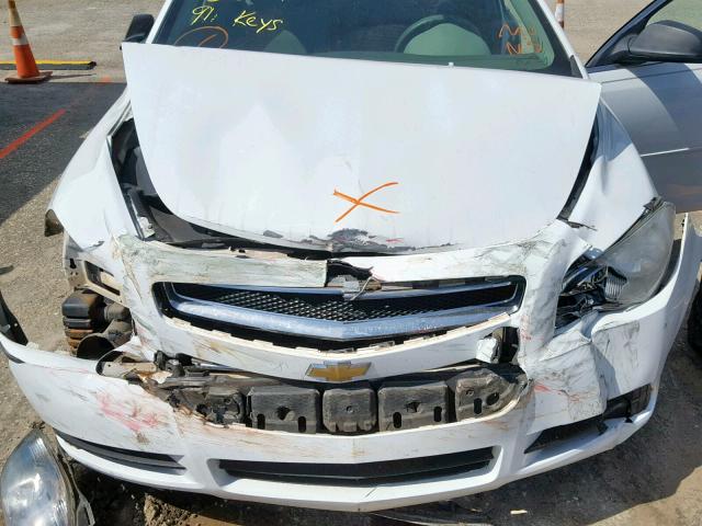 1G1ZA5E14BF277603 - 2011 CHEVROLET MALIBU LS WHITE photo 7