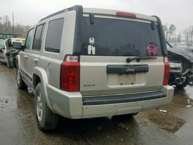 1J8HG48K87C690092 - 2007 JEEP COMMANDER GRAY photo 3