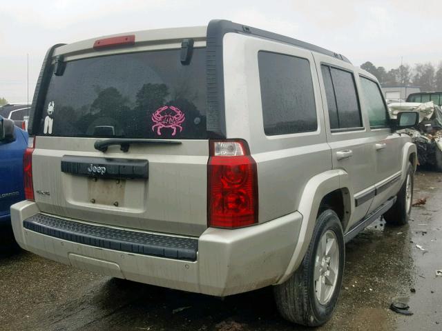 1J8HG48K87C690092 - 2007 JEEP COMMANDER GRAY photo 4