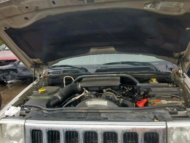 1J8HG48K87C690092 - 2007 JEEP COMMANDER GRAY photo 7