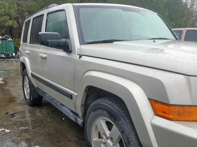 1J8HG48K87C690092 - 2007 JEEP COMMANDER GRAY photo 9