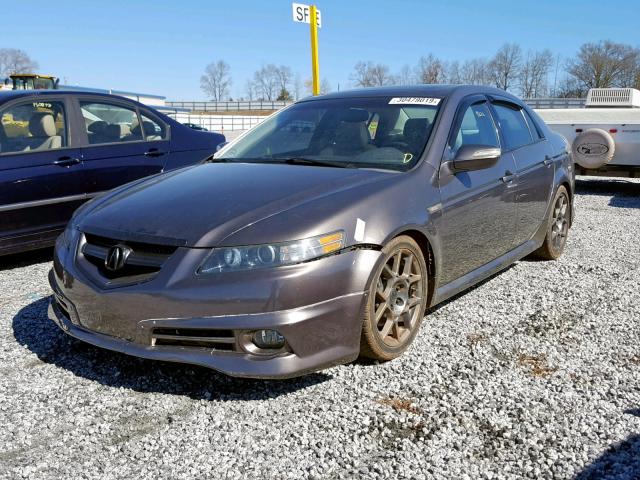 19UUA76567A011259 - 2007 ACURA TL TYPE S BROWN photo 2