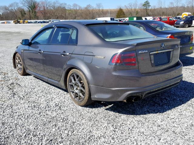 19UUA76567A011259 - 2007 ACURA TL TYPE S BROWN photo 3
