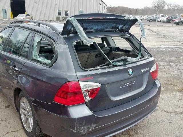 WBAVT73517FZ35075 - 2007 BMW 328 XIT GRAY photo 9