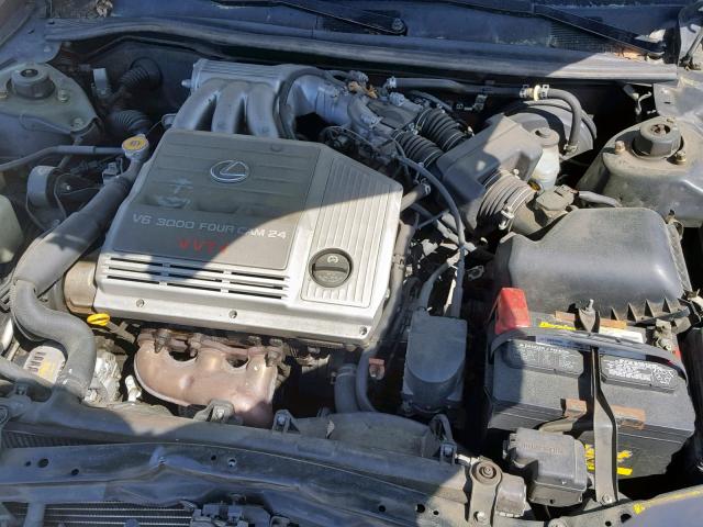 JT8BF28G010305471 - 2001 LEXUS ES 300 GRAY photo 7