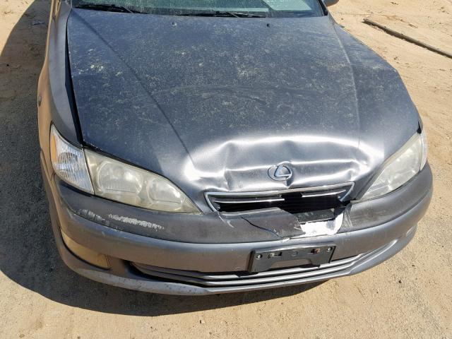 JT8BF28G010305471 - 2001 LEXUS ES 300 GRAY photo 9