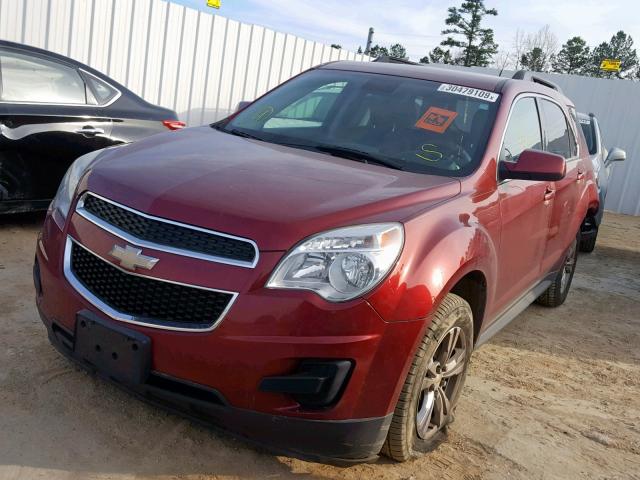 2GNALDEK0C6394325 - 2012 CHEVROLET EQUINOX LT MAROON photo 2