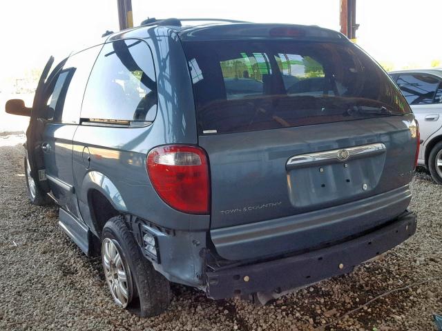 2A4GP54L86R713703 - 2006 CHRYSLER TOWN & COU BLUE photo 3