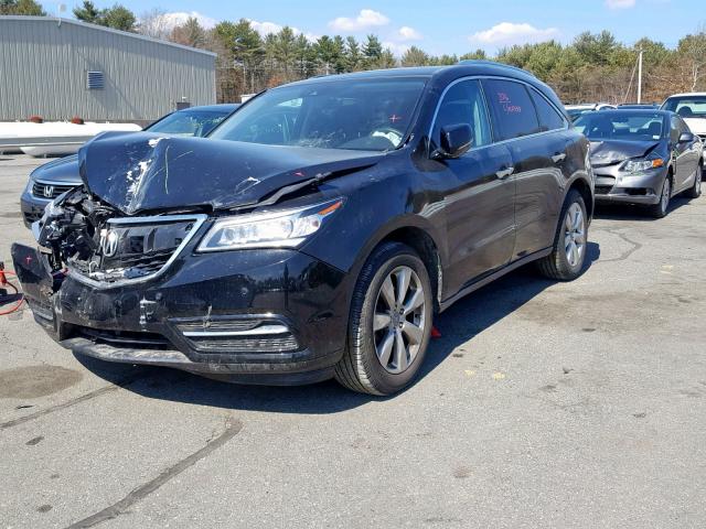 5FRYD4H99GB049161 - 2016 ACURA MDX ADVANC BLACK photo 2