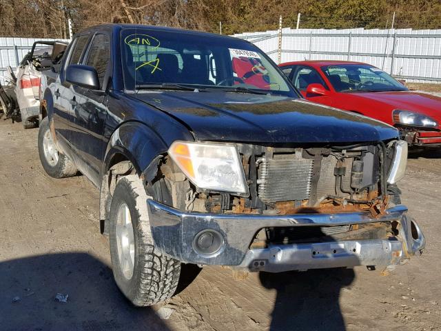 1N6AD07W56C406525 - 2006 NISSAN FRONTIER C BLACK photo 1