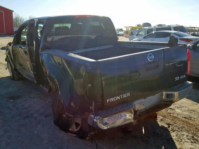 1N6AD07W56C406525 - 2006 NISSAN FRONTIER C BLACK photo 3