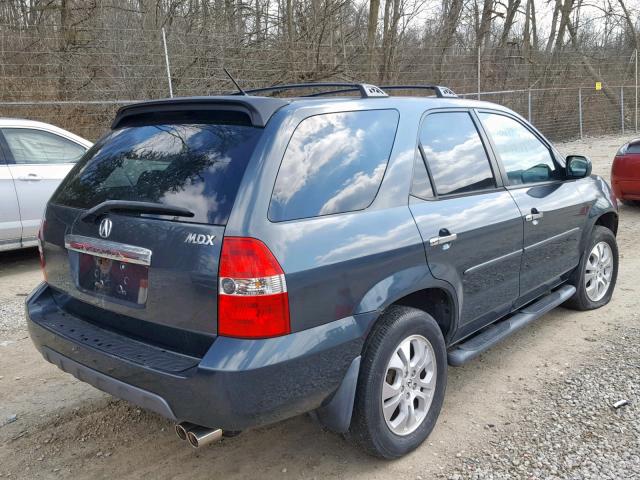 2HNYD18653H531131 - 2003 ACURA MDX TOURIN CHARCOAL photo 4