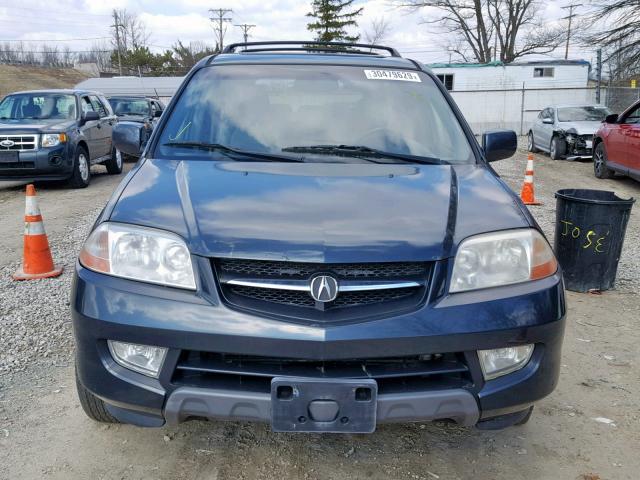 2HNYD18653H531131 - 2003 ACURA MDX TOURIN CHARCOAL photo 9