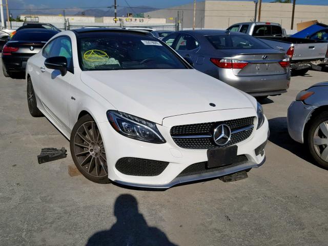 WDDWJ6EB0JF621747 - 2018 MERCEDES-BENZ C 43 4MATI WHITE photo 1