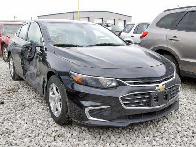 1G1ZB5STXGF326149 - 2016 CHEVROLET MALIBU LS BLACK photo 1
