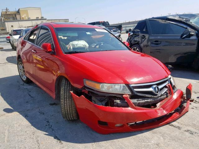 JH4CL96807C021752 - 2007 ACURA TSX RED photo 1