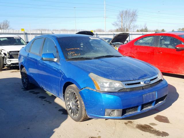 1FAHP3GN4BW163032 - 2011 FORD FOCUS SES BLUE photo 1