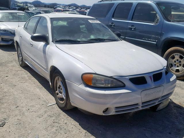 1G2NE52F55M205503 - 2005 PONTIAC GRAND AM S WHITE photo 1