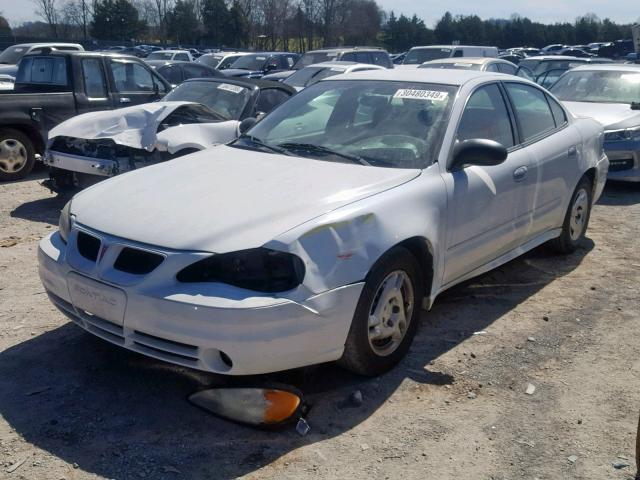 1G2NE52F55M205503 - 2005 PONTIAC GRAND AM S WHITE photo 2