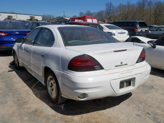 1G2NE52F55M205503 - 2005 PONTIAC GRAND AM S WHITE photo 3