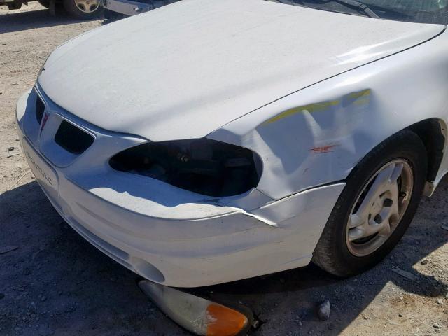 1G2NE52F55M205503 - 2005 PONTIAC GRAND AM S WHITE photo 9