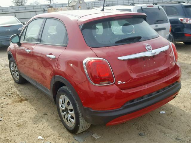 ZFBCFXAT0GP327249 - 2016 FIAT 500X POP RED photo 3