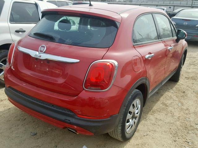 ZFBCFXAT0GP327249 - 2016 FIAT 500X POP RED photo 4