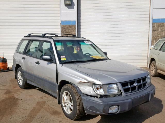 JF1SF6359YH728291 - 2000 SUBARU FORESTER L SILVER photo 1