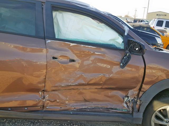 KM8J33A47GU186438 - 2016 HYUNDAI TUCSON LIM BROWN photo 9