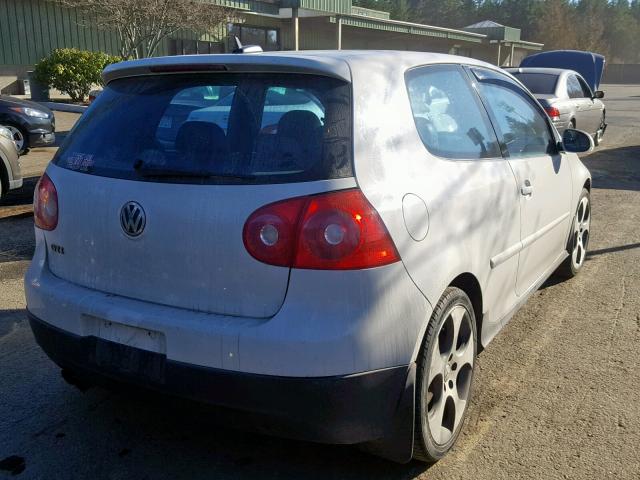 WVWEV71K66W089644 - 2006 VOLKSWAGEN NEW GTI WHITE photo 4