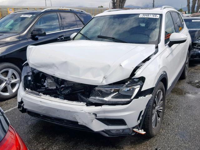 3VV3B7AXXJM147034 - 2018 VOLKSWAGEN TIGUAN SE WHITE photo 2