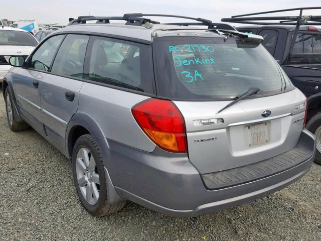 4S4BP61C377332186 - 2007 SUBARU LEGACY OUT SILVER photo 3