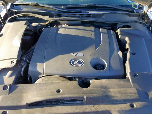 JTHBK262375043993 - 2007 LEXUS IS 250 SILVER photo 7