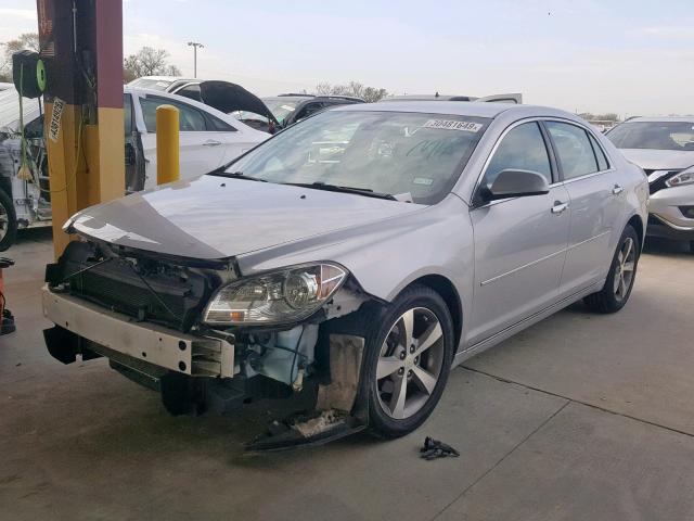 1G1ZC5E01CF320295 - 2012 CHEVROLET MALIBU 1LT ვერცხლისფერი ფოტო 2