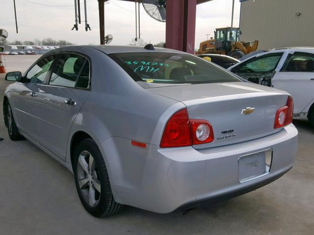 1G1ZC5E01CF320295 - 2012 CHEVROLET MALIBU 1LT ვერცხლისფერი ფოტო 3