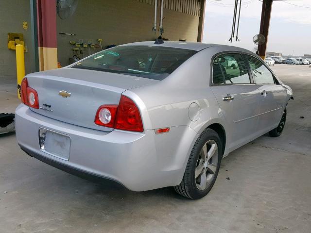 1G1ZC5E01CF320295 - 2012 CHEVROLET MALIBU 1LT ვერცხლისფერი ფოტო 4