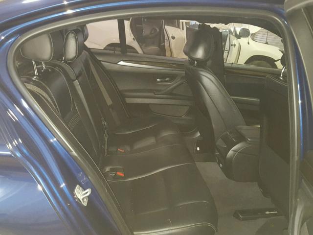 WBA5B1C58GG132192 - 2016 BMW 535 I BLUE photo 6