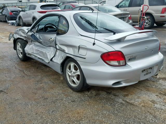 KMHJG35F31U242625 - 2001 HYUNDAI TIBURON SILVER photo 3