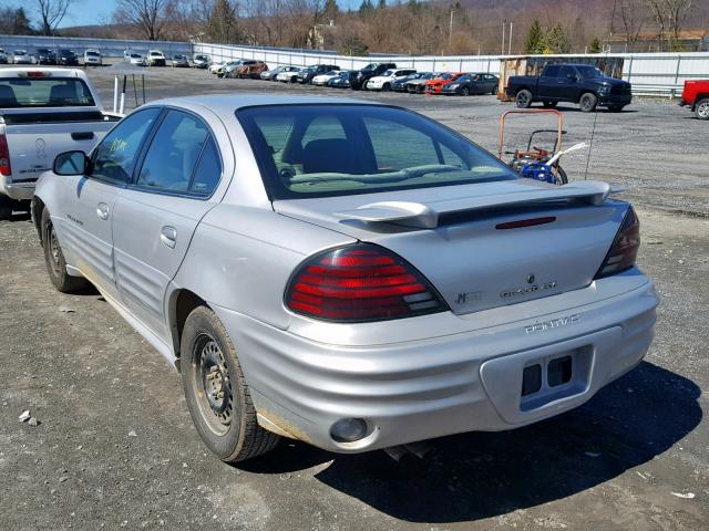 1G2NF52T61C233202 - 2001 PONTIAC GRAND AM S SILVER photo 3