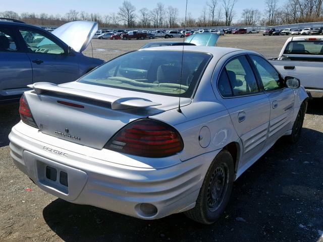 1G2NF52T61C233202 - 2001 PONTIAC GRAND AM S SILVER photo 4