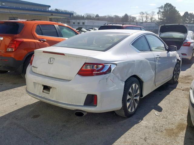 1HGCT1B3XDA018184 - 2013 HONDA ACCORD LX- WHITE photo 4