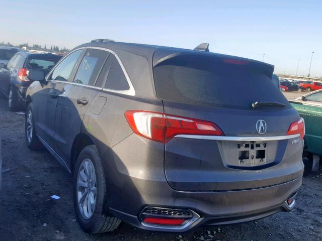 5J8TB3H59GL017818 - 2016 ACURA RDX TECHNO GRAY photo 3