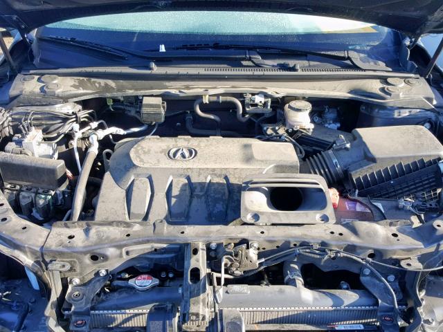 5J8TB3H59GL017818 - 2016 ACURA RDX TECHNO GRAY photo 7