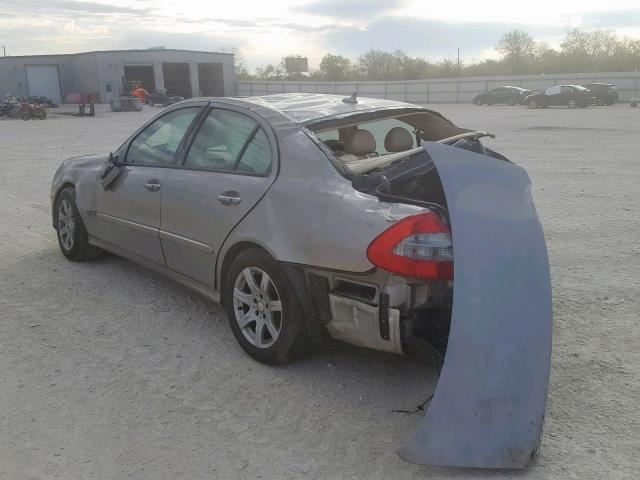 WDBUF22X58B257661 - 2008 MERCEDES-BENZ E 320 CDI GRAY photo 3