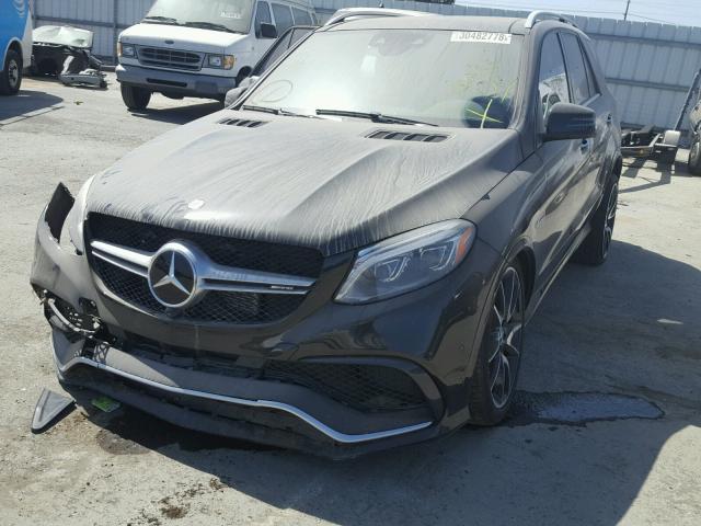 4JGDA7FB4GA684891 - 2016 MERCEDES-BENZ GLE 63 AMG BLACK photo 2