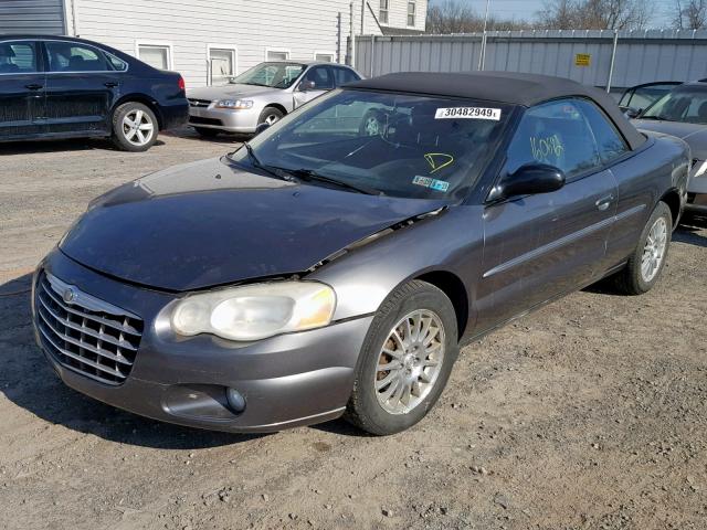 1C3EL55R55N522879 - 2005 CHRYSLER SEBRING TO CHARCOAL photo 2