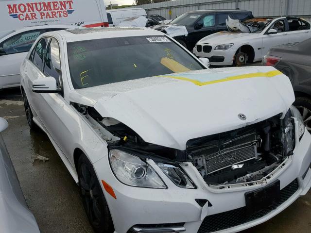 WDDHF2EB2DA705718 - 2013 MERCEDES-BENZ E 350 BLUE WHITE photo 1