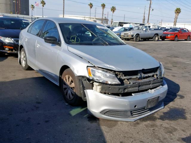 3VW2K7AJ7BM307472 - 2011 VOLKSWAGEN JETTA BASE SILVER photo 1