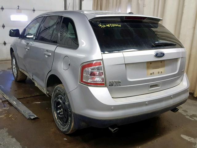 2FMDK38C29BA92537 - 2009 FORD EDGE SEL SILVER photo 3