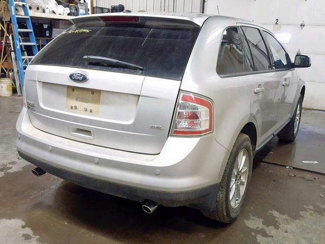 2FMDK38C29BA92537 - 2009 FORD EDGE SEL SILVER photo 4